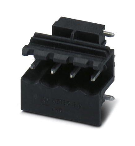 Phoenix Contact Mstbo 2,5/ 4-G1R Thrr44 Bk Terminal Block, Header, R/a, 4Way, Th