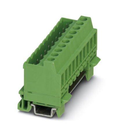 Phoenix Contact 1788871 Din Rail Tb, Plug-In Block, 17Way, 12Awg