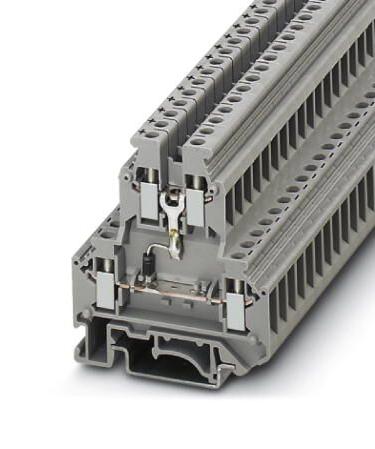 Phoenix Contact 2791032 Din Rail Tb, Diode, 4Way, 12Awg