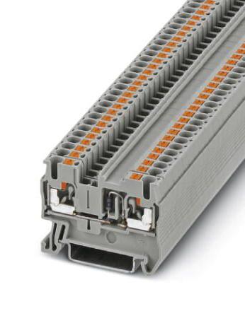 Phoenix Contact 3210237 Dinrail Terminal Block, 2Way, 12Awg, Gry