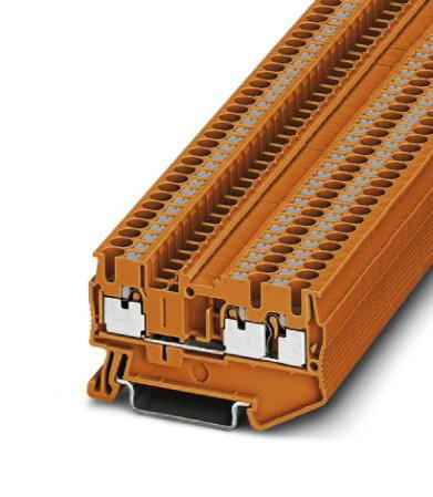 Phoenix Contact 3211210 Dinrail Terminal Block, 3Way, 12Awg, Org