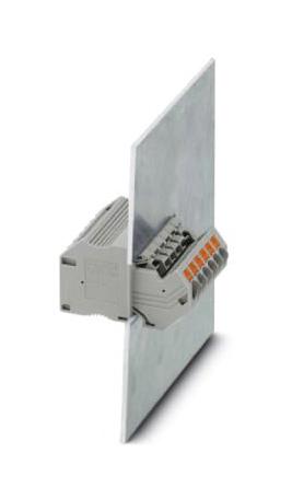 Phoenix Contact 3044907 Dinrail Terminal Block, 4Way, 12Awg, Gry