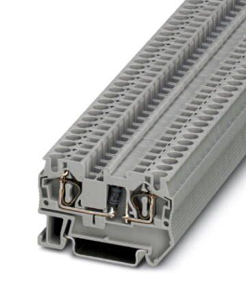 Phoenix Contact 3035234 Dinrail Terminal Block, 2Way, 10Awg, Gry