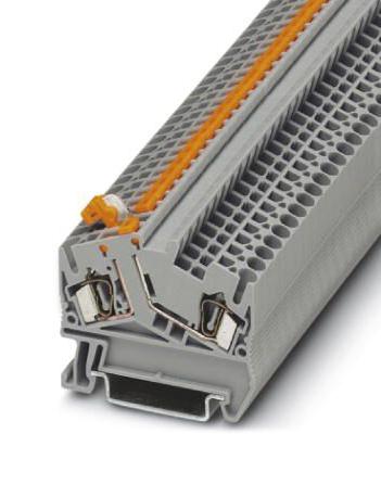 Phoenix Contact 3036990 Dinrail Terminal Block, 2Way, 12Awg, Gry