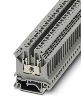 Phoenix Contact 3002018 Dinrail Terminal Block, 2Way, 12Awg, Gry