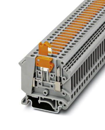 Phoenix Contact 3029538 Dinrail Terminal Block, 2Way, 10Awg, Org