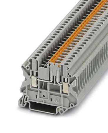 Phoenix Contact 3046376 Din Rail Tb, Knife Disconnect, 2P, 12Awg