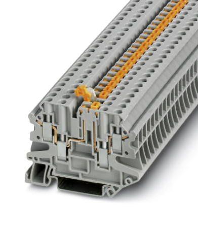 Phoenix Contact 3064043 Din Rail Tb, Knife Disconnect, 4P, 10Awg