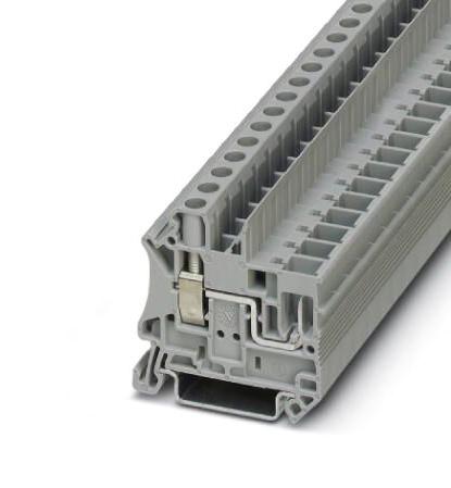 Phoenix Contact 3060539 Din Rail Tb, Feed-Thru, 2Way, 8Awg