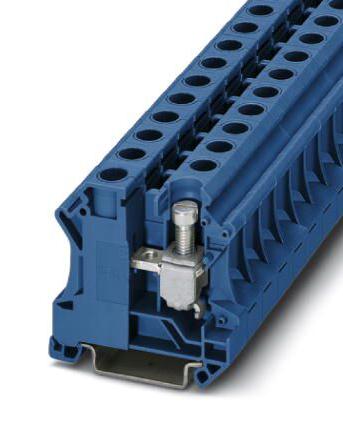 Phoenix Contact 3075728 Din Rail Terminal Block, 2Way, 4Awg