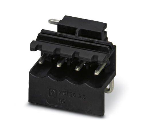 Phoenix Contact Mstbo 2,5/ 4-G1L Bk Terminal Block, Header, R/a, 4Pos, Th