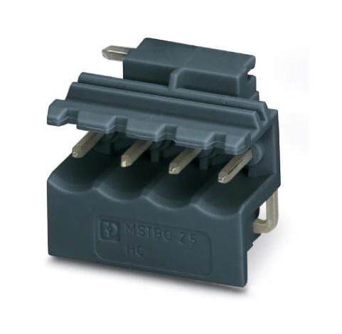 Phoenix Contact 2853161 Terminal Block, Header, R/a, 4Pos, Th