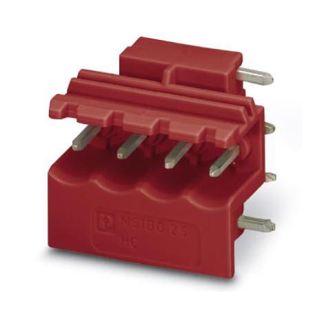 Phoenix Contact 2853103 Terminal Block, Header, R/a, 4Pos, Th