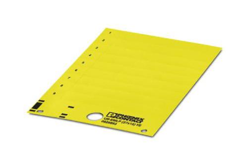 Phoenix Contact 828893 Label, Pvc, Yellow, 15Mm X 27Mm