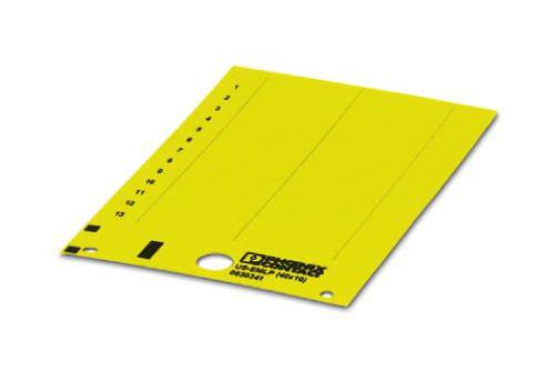 Phoenix Contact 830342 Label, Pvc, Yellow, 10Mm X 40Mm