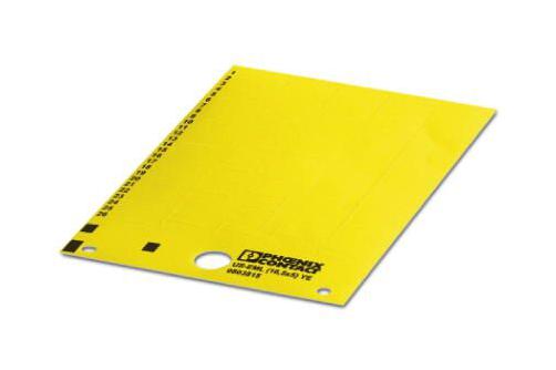 Phoenix Contact 803815 Label, Polyester, Yellow, 5Mm X 16.5Mm