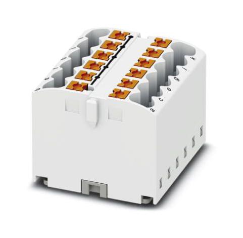 Phoenix Contact 3273428 Tb, Distribution Block, 12P, 12Awg, Wht