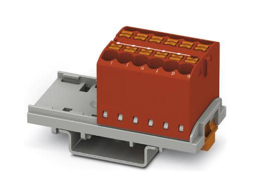 Phoenix Contact 3273026 Tb, Distribution Block, 12P, 12Awg, Red