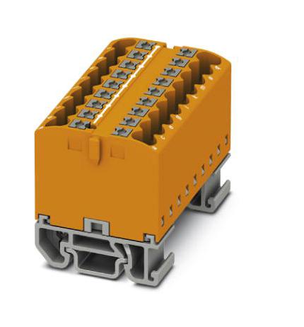 Phoenix Contact 3274162 Tb, Distribution Block, 18P, 12Awg, Org