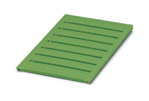 Phoenix Contact 818360 Marker Sheet, Blank, 6.2Mm, Green, Tb