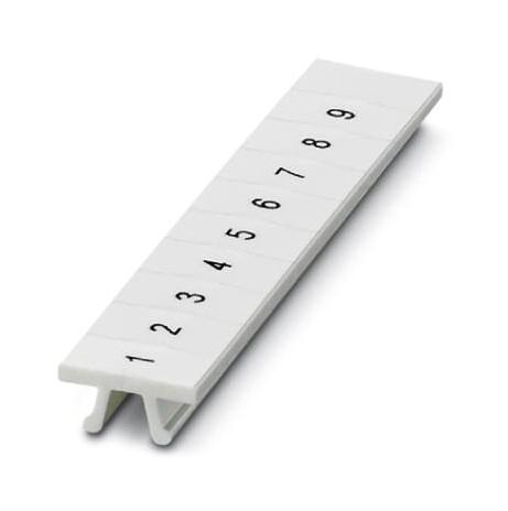 Phoenix Contact 1050127 Marker Strip, 1 To 9, 5.2Mm, White, Tb