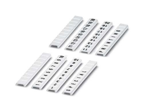 Phoenix Contact 808613 Marker Strip, Blank, 4Mm, White, Tb