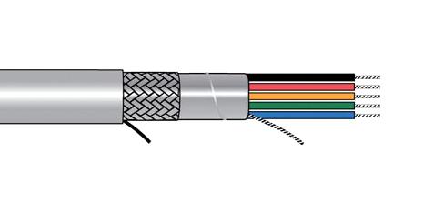 Alpha Wire 5685 Sl005 Shld Cable, 6Cond, 0.14Mm2, 30M