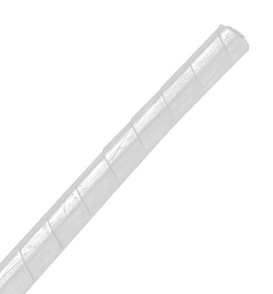 Alpha Wire Sw10 Wh005 Spiral Wrap Tubing, 100Ft, White