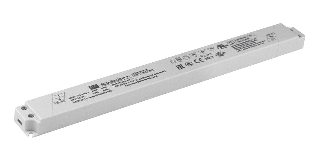 Mean Well Sld-80-24 Led Driver, Constant Current/volt, 79.2W