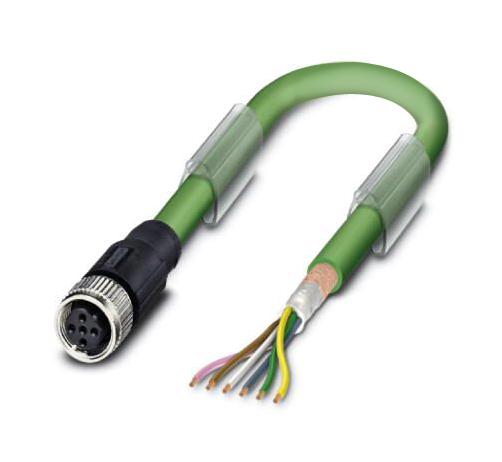 Phoenix Contact 1507146 Sensor Cord, 5P M12 Rcpt-Free End, 15M