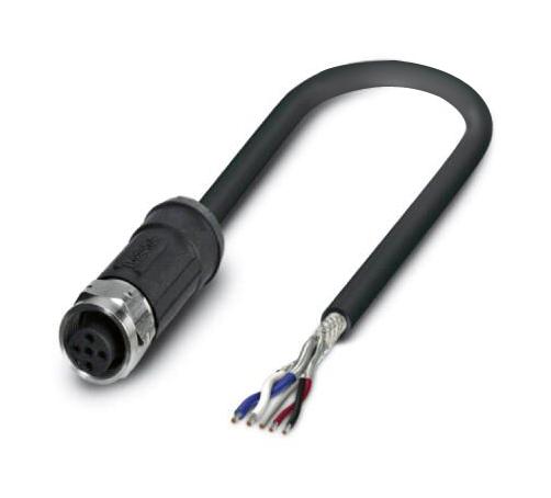 Phoenix Contact 1410474 Sensor Cord, 5P M12 Rcpt-Free End, 2M