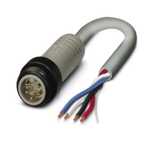 Phoenix Contact 1416903 Sensor Cord, 5P M12 Plug-Free End, 5M