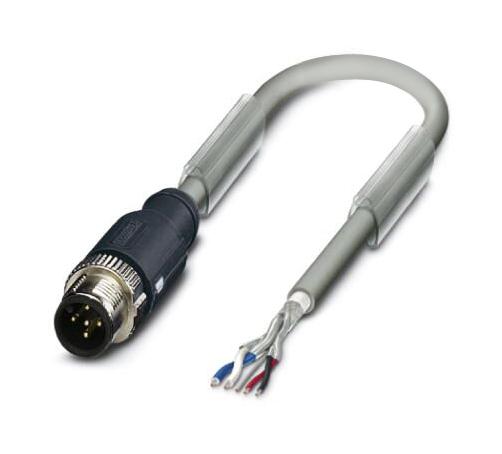 Phoenix Contact 1419039 Sensor Cord, 5P M12 Plug-Free End, 2M