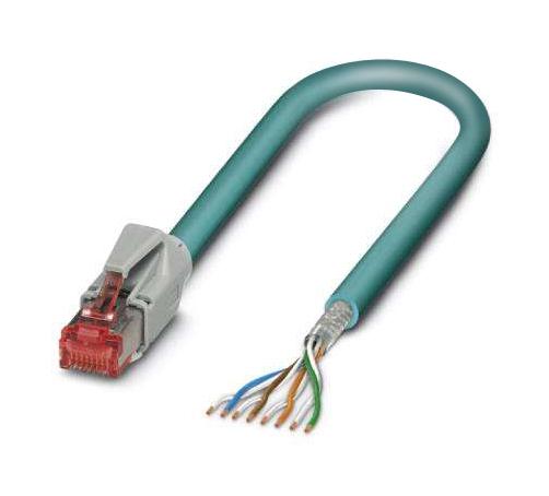 Phoenix Contact 1407699 Ethernet Cable, Rj45 Plug-Free End, 5M