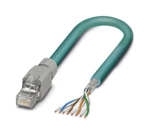 Phoenix Contact 1412655 Ethernet Cable, Rj45 Plug-Free End, 5M