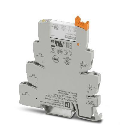 Phoenix Contact 2966443 Pwr Relay, Spst, 230Vac, 0.05A, Din Rail