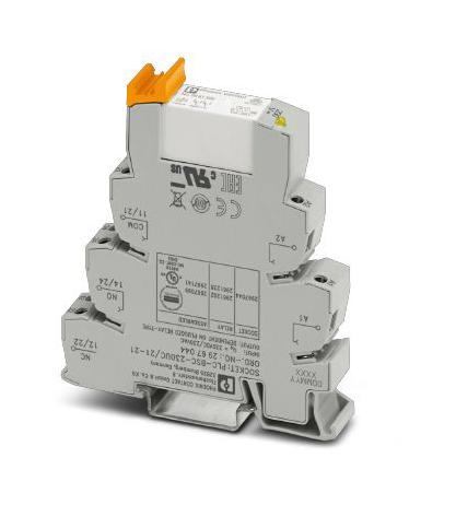 Phoenix Contact 2967141 Power Relay, Dpdt, 230Vac, 6A, Din Rail