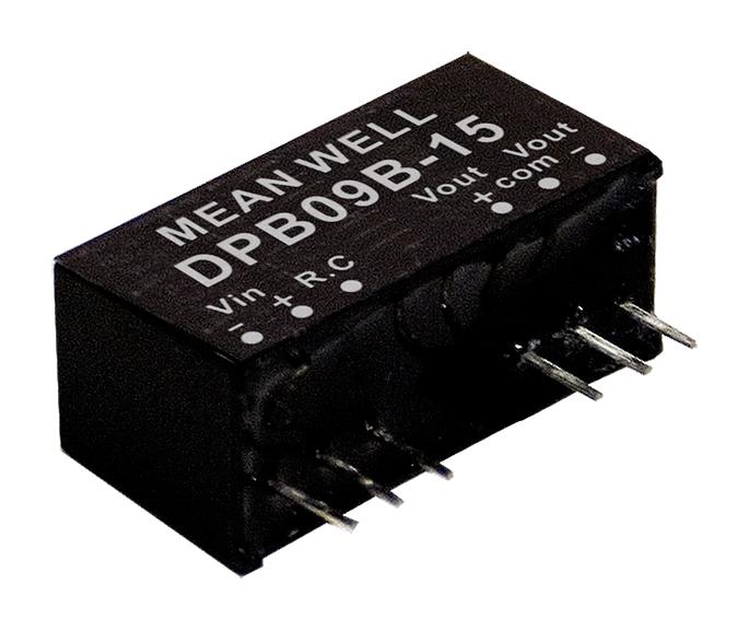 Mean Well Dpb09B-05 Dc-Dc Converter, 2 O/p, 9W