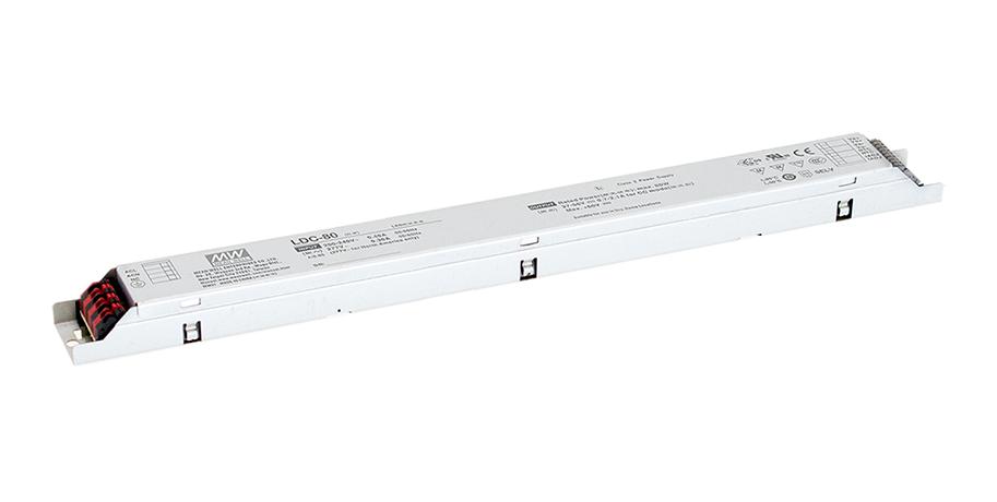 Mean Well Ldc-80 Led Driver, Constant Current/volt, 80W