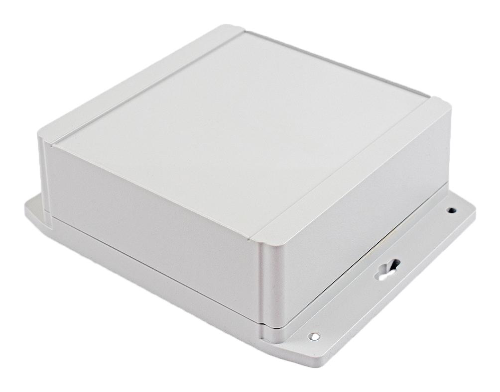 Hammond 1555R2F42Gy Small Enclosure, Flanged Lid, Pc, Grey