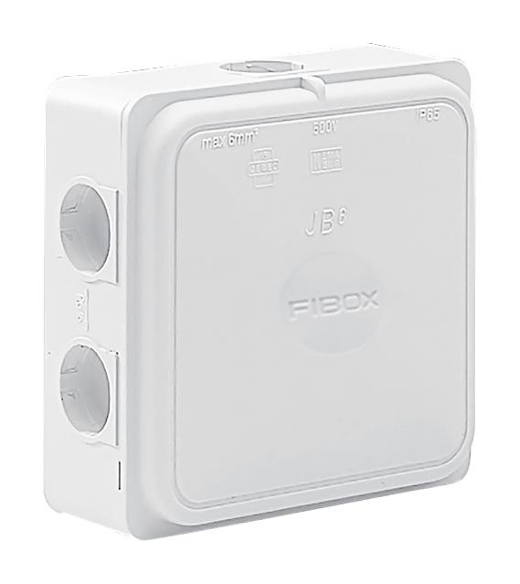 Fibox Jb 6 Wh Enclosure, Junction Box, Pp, White