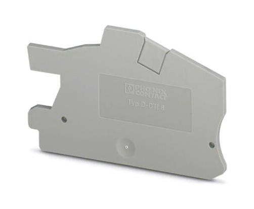 Phoenix Contact 1016703 End Cover, Din Rail Terminal Block, Grey