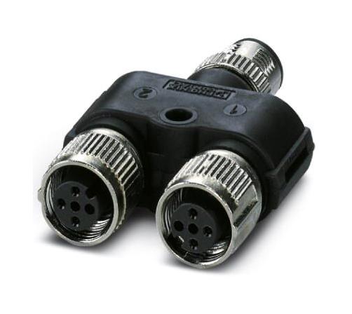 Phoenix Contact 1403627 Sensor Splitter, M12 Plug-2 X M12 Rcpt