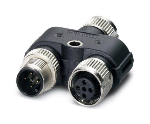 Phoenix Contact 1419933 Sensor Splitter, M12 Rcpt-M12 Plug/rcpt