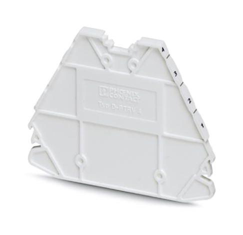 Phoenix Contact 3270236 End Cover, Din Rail Terminal Block, Wht