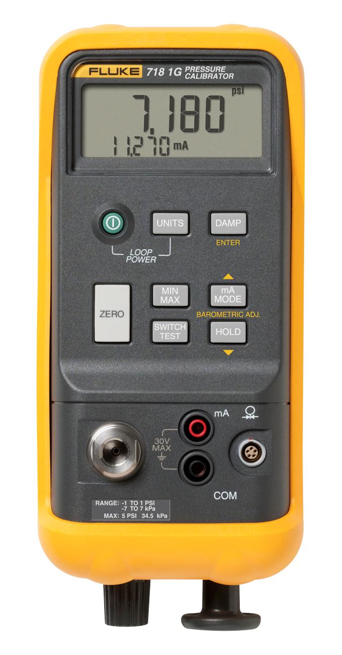 Fluke Fluke-718 1G Pressure Calibrator, -1Psi To 1Psi