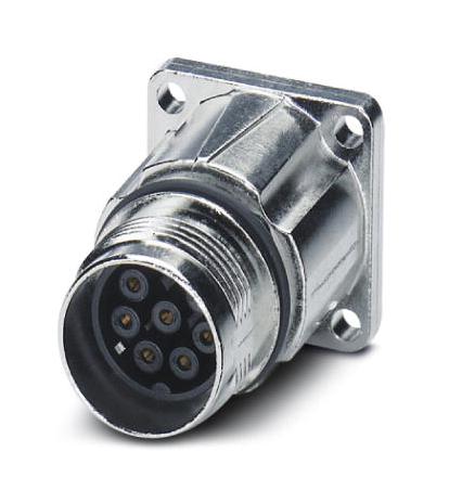 Phoenix Contact 1607694 Circular Connector, Rcpt, 3Pos, Flange