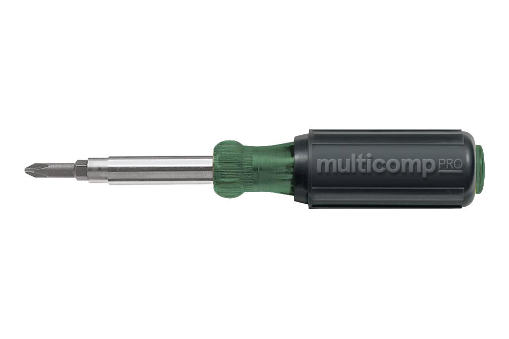 Multicomp Pro Mp700126 6-In-1 Multi-Bit Screwdriver Set