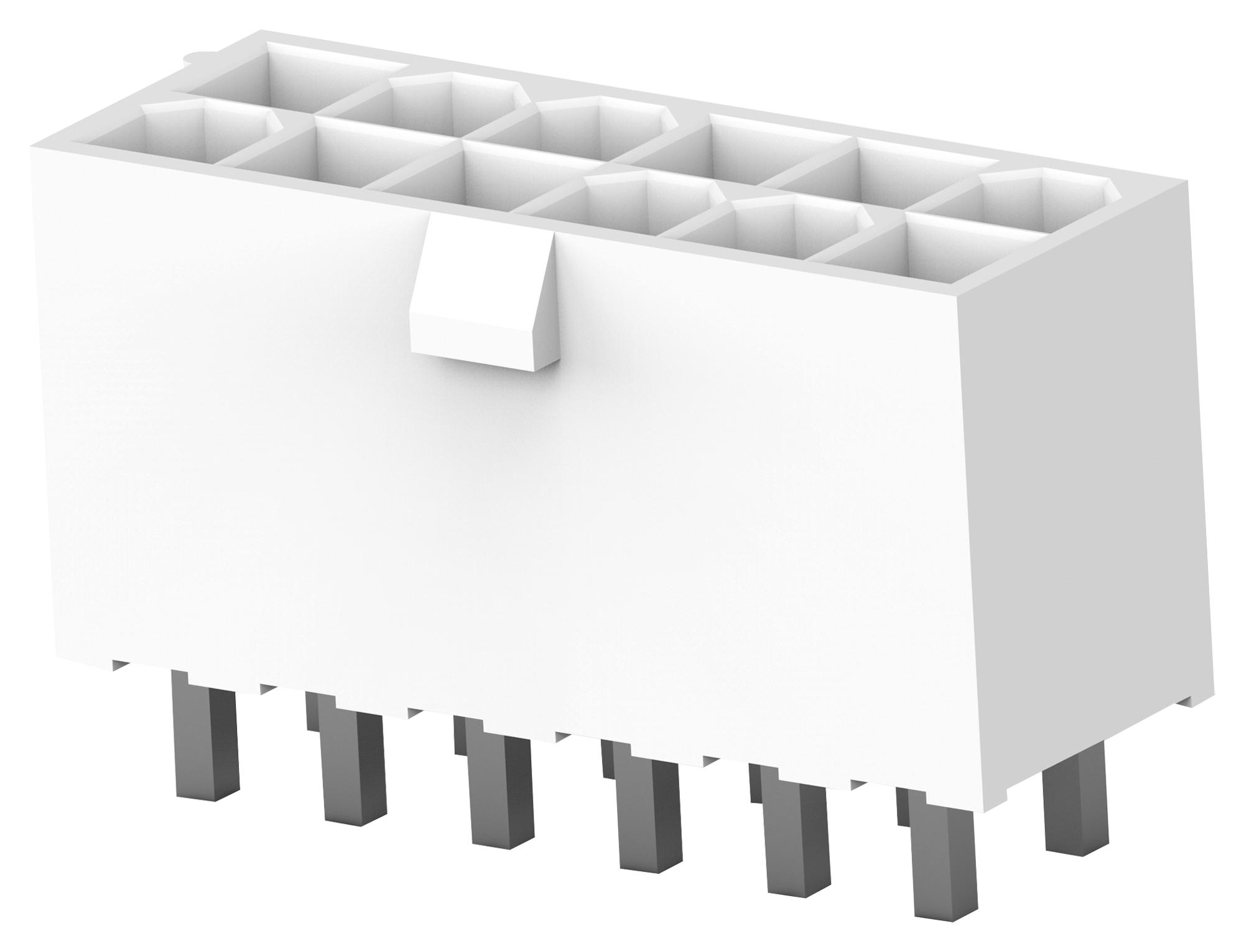 Te Connectivity 1-2825260-2 Power Conn, Plug, 12Pos, 2Row, 4.2Mm