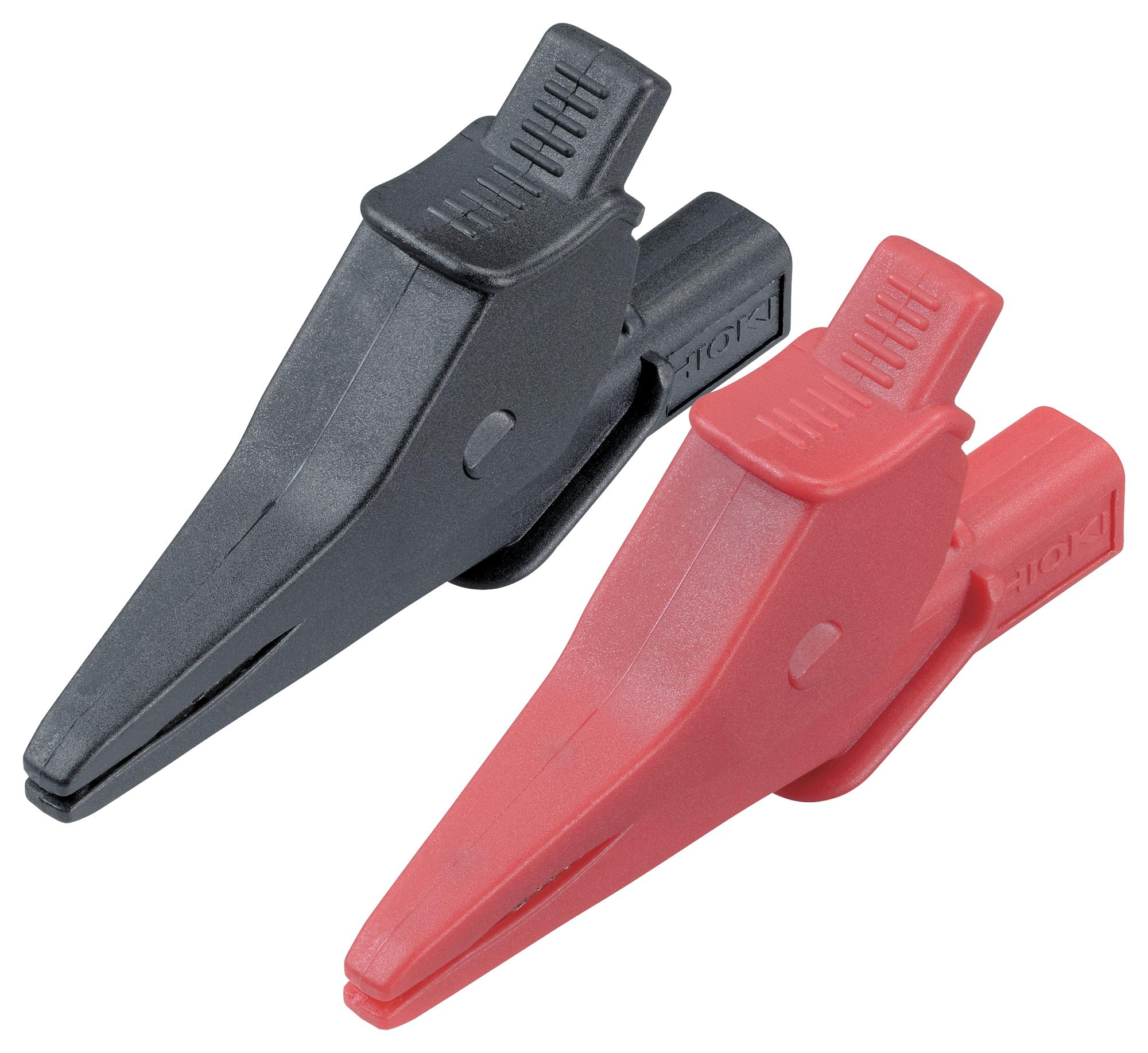 Hioki L4935 Alligator Clip Set, Black/red, 2Pc